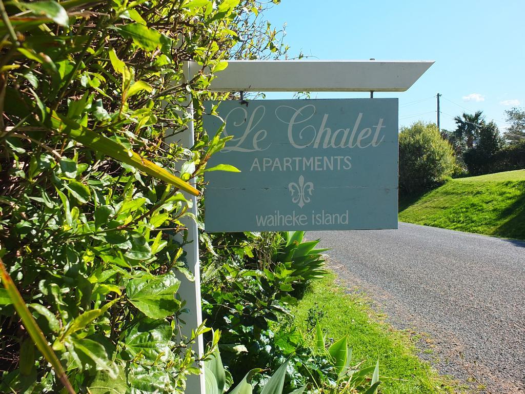 Le Chalet Waiheke Apartments Ostend Dış mekan fotoğraf